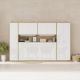 SMARTBett Hängeschrank zu 90 & 120 Schrankbetten Horizontal Standard Eiche Sonoma Weiss Hochglanz