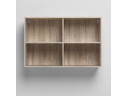 SMARTBett Hängeschrank zu 90 & 120 Schrankbetten Horizontal Standard Eiche Sonoma Anthrazit