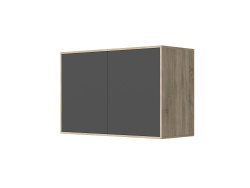 SMARTBett Hängeschrank zu 90 & 120 Schrankbetten Horizontal Standard Eiche Sonoma Anthrazit