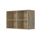 SMARTBett Wall Cupboard for 90 & 120 Wall Bed Horizontal Standard Oak Sonoma Oak Sonoma