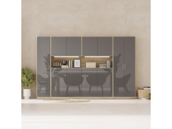 SMARTBett Hängeschrank zu 90 & 120 Schrankbetten Horizontal Standard Eiche Sonoma Anthrazit Hochglanz