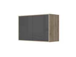 SMARTBett Hängeschrank zu 90 & 120 Schrankbetten Horizontal Standard Eiche Sonoma Anthrazit Hochglanz
