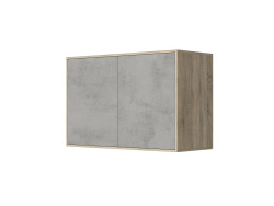 SMARTBett Wall Cupboard for 90 & 120 Wall Bed Horizontal Standard Oak Sonoma Concrete