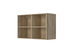 SMARTBett Wall Cupboard for 90 & 120 Wall Bed Horizontal Standard Oak Sonoma Concrete