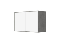SMARTBett Hängeschrank zu 90 & 120 Schrankbetten Horizontal Standard Beton Weiss