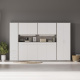 SMARTBett Hängeschrank zu 90 & 120 Schrankbetten Horizontal Standard Beton Weiss