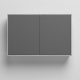 Smart bed wall cabinet for 90-, 120-, 140 wall beds horizontally standard