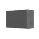 SMARTBett Wall Cupboard for 90 & 120 Wall Bed Horizontal Standard Concrete Anthracite