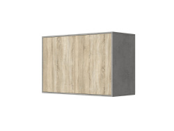 SMARTBett Wall Cupboard for 90 & 120 Wall Bed Horizontal Standard Concrete Oak Sonoma