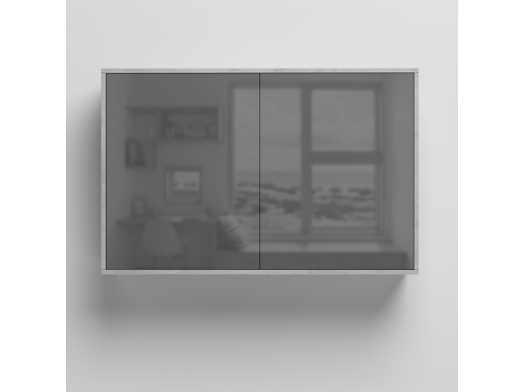 Smart bed wall cabinet for 90-, 120-, 140 wall beds horizontally standard