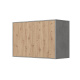 SMARTBett Hängeschrank zu 90 & 120 Schrankbetten Horizontal Standard Beton Wildeiche