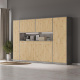 SMARTBett Hängeschrank zu 90 & 120 Schrankbetten Horizontal Standard Beton Wildeiche
