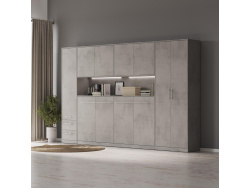 SMARTBett Hängeschrank zu 90 & 120 Schrankbetten Horizontal Standard Beton Beton