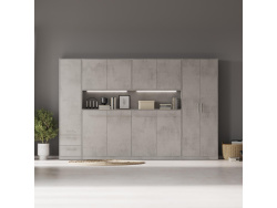 SMARTBett Hängeschrank zu 90 & 120 Schrankbetten Horizontal Standard Beton Beton