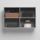 SMARTBett Hängeschrank zu 90 & 120 Schrankbetten Horizontal Standard Beton Beton