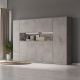 SMARTBett Hängeschrank zu 90 & 120 Schrankbetten Horizontal Standard Beton Beton