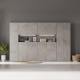 SMARTBett Hängeschrank zu 90 & 120 Schrankbetten Horizontal Standard Beton Beton