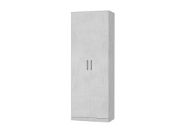 SMARTBett wall unit set with 90 cm wall bed horizontal Youth room Guest room Study concrete/ concrete/ oak Sonoma Classic