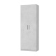 SMARTBett wall unit set with 90 cm wall bed horizontal Youth room Guest room Study concrete/ concrete/ oak Sonoma Classic