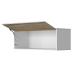 SMARTBett Hängeschrank mit 1 Klapptür zu 120 & 140 Schrankbetten Horizontal Standard Weiss/ Eiche Sonoma