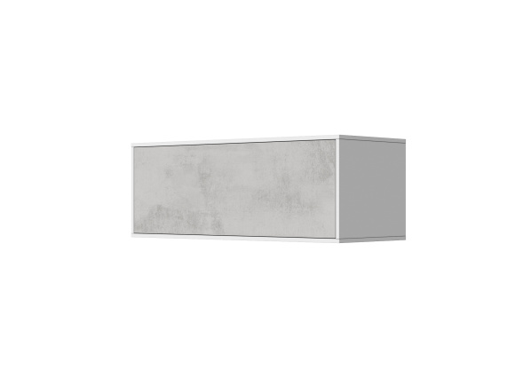 SMARTBett wall cabinet with 1 folding door for 120 & 140 wall beds Horizontal Standard