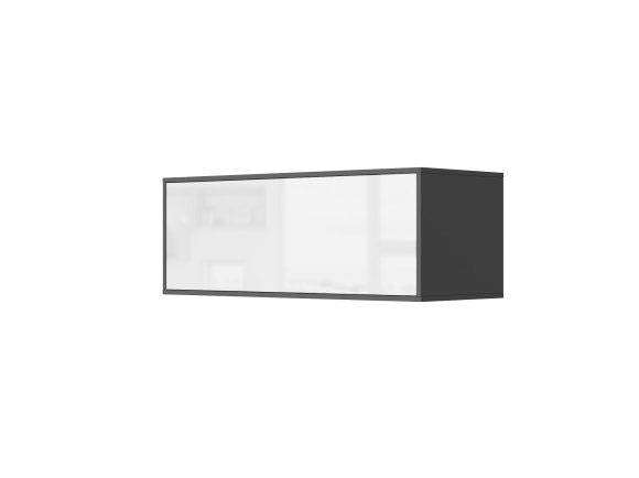 SMARTBett wall cabinet with 1 folding door for 120 & 140 wall beds Horizontal Standard
