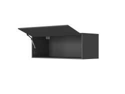 SMARTBett Hängeschrank mit 1 Klapptür zu 120 & 140 Schrankbetten Horizontal Standard Anthrazit/ Anthrazit
