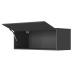 SMARTBett Hängeschrank mit 1 Klapptür zu 120 & 140 Schrankbetten Horizontal Standard Anthrazit/ Anthrazit