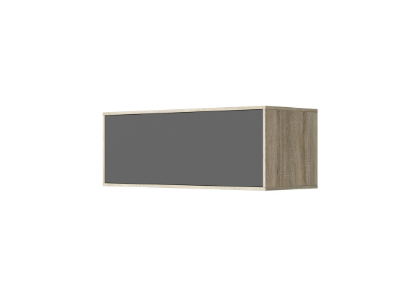 SMARTBett wall cabinet with 1 folding door for 120 & 140 wall beds Horizontal Standard
