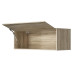 SMARTBett wall cabinet with 1 folding door for 120 & 140 wall beds Horizontal Standard Oak Sonoma/ Oak Sonoma