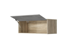 SMARTBett Hängeschrank mit 1 Klapptür zu 120 & 140 Schrankbetten Horizontal Standard Eiche Sonoma/ Beton