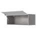 SMARTBett Hängeschrank mit 1 Klapptür zu 120 & 140 Schrankbetten Horizontal Standard Beton/ Weiss