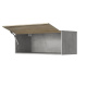 SMARTBett Hängeschrank mit 1 Klapptür zu 120 & 140 Schrankbetten Horizontal Standard Beton/ Eiche Sonoma