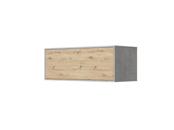 SMARTBett Hängeschrank mit 1 Klapptür zu 120 & 140 Schrankbetten Horizontal Standard