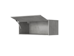 SMARTBett Hängeschrank mit 1 Klapptür zu 120 & 140 Schrankbetten Horizontal Standard Beton/ Beton