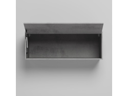 SMARTBett Hängeschrank mit 1 Klapptür zu 120 & 140 Schrankbetten Horizontal Standard Beton/ Beton