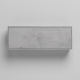 SMARTBett Hängeschrank mit 1 Klapptür zu 120 & 140 Schrankbetten Horizontal Standard Beton/ Beton