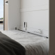 SMARTBett Schrankbett Set 160-Schrankbett Vertikal Hochkant CLASSIC mit 2 Nachtkonsolen