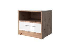 SMARTBett bedside cabinet with one drawer Wild oak /...