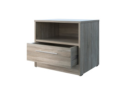 SMARTBett bedside table 40 cm with one drawer Oak Sonoma