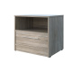 SMARTBett bedside table 40 cm with one drawer Oak Sonoma