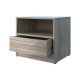 SMARTBett bedside table 40 cm with one drawer Oak Sonoma