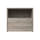 SMARTBett bedside table 40 cm with one drawer Oak Sonoma