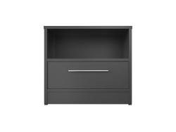 SMARTBett Nachttisch 40 cm mit einer Schublade Anthrazit