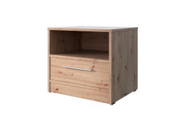 SMARTBett bedside table 40 cm with one drawer Wild Oak