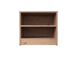SMARTBett bedside table 40 cm with one drawer Wild Oak/Anthracite