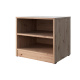 SMARTBett bedside table 40 cm with one drawer Wild Oak/Concrete