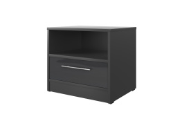 SMART bedside table with drawer Anthracite gray/...