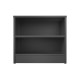 SMART bedside table with drawer Anthracite gray/ Antracite high gloss front