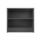 SMARTBett bedside table 40 cm with one drawer Anthracite/Concrete